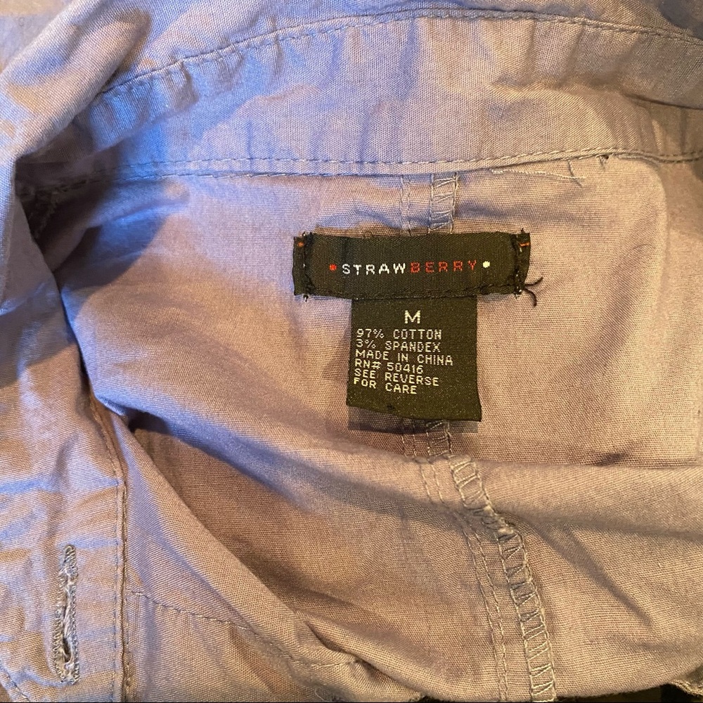Blue button down - Picture 3 of 4